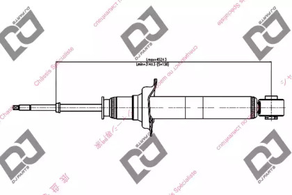 Амортизатор DJ PARTS DS1112GT